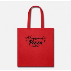 Professional Pizza Eater Gift Idea For Pizza Red Tote Bag